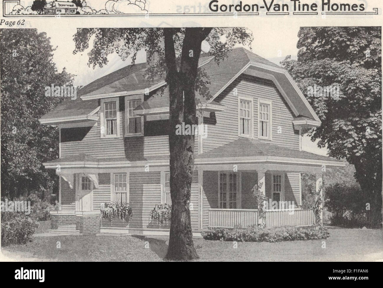 The 1921 GordonVan Tine Homes catalog showcases prefabricated houses