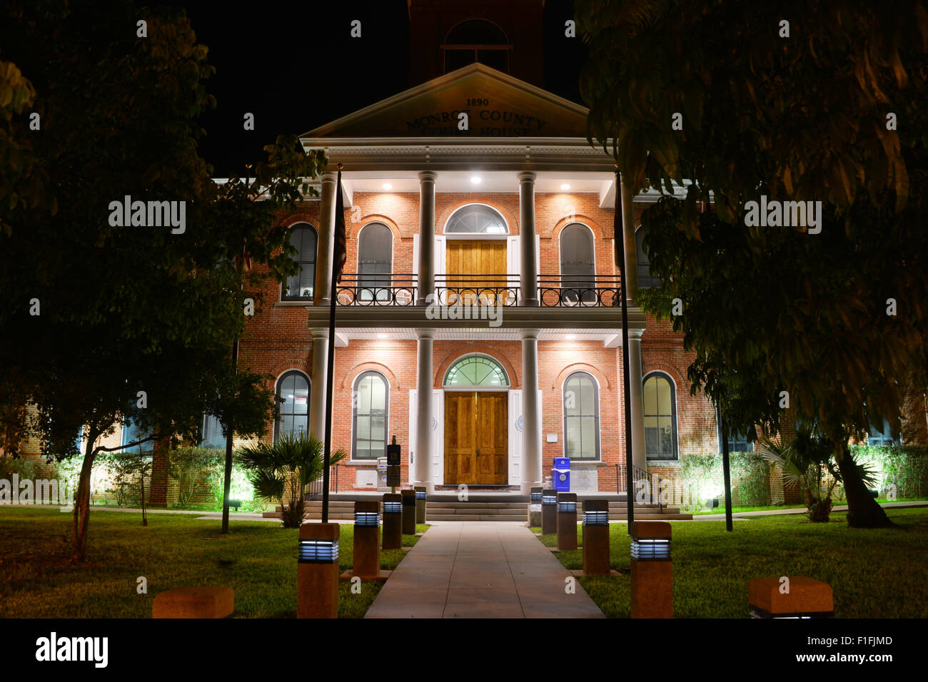Monroe County Courthouse in Key West Florida USA Stock Photo