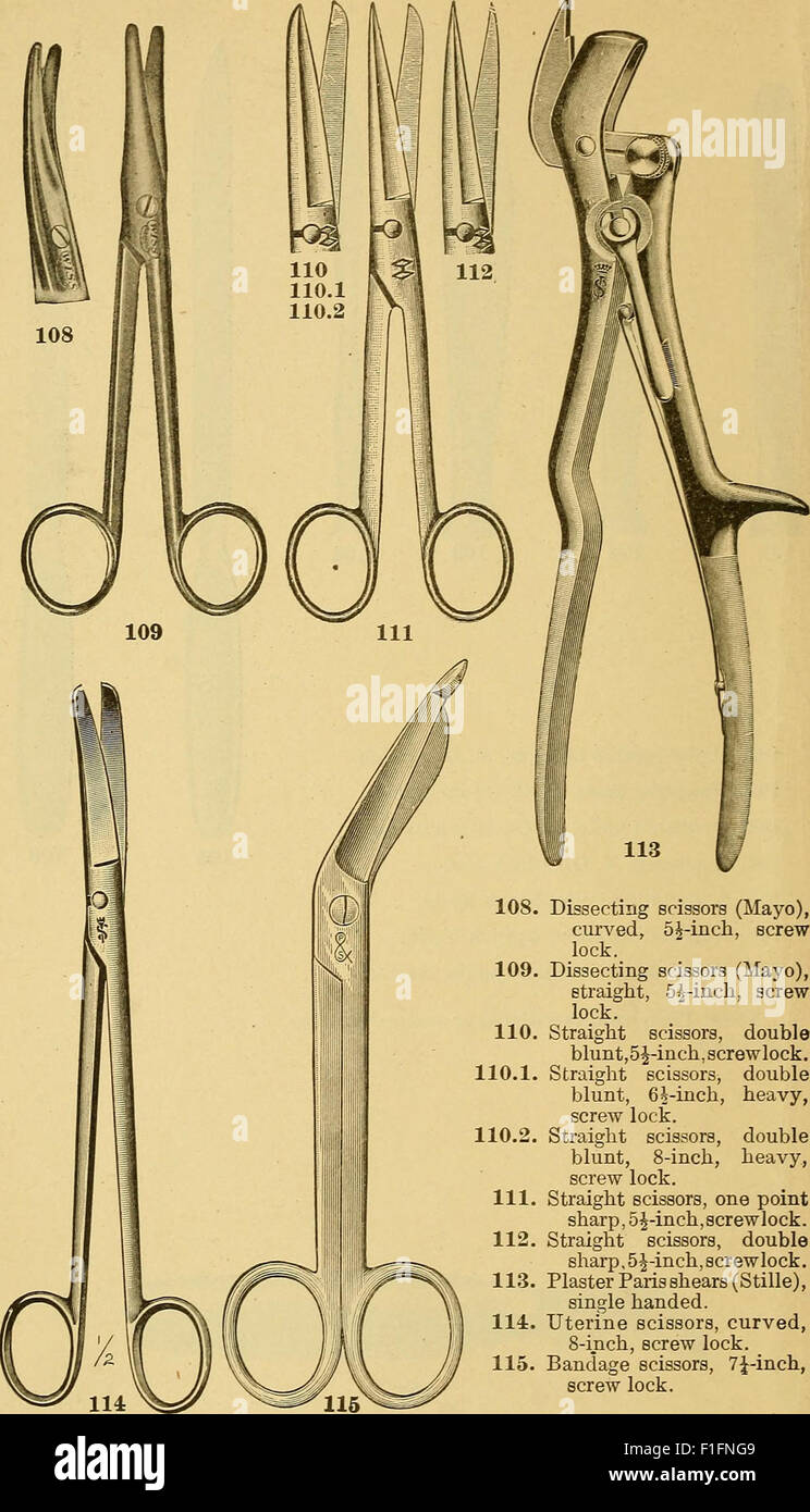 List of staple medical and surgical supplies selected to meet war