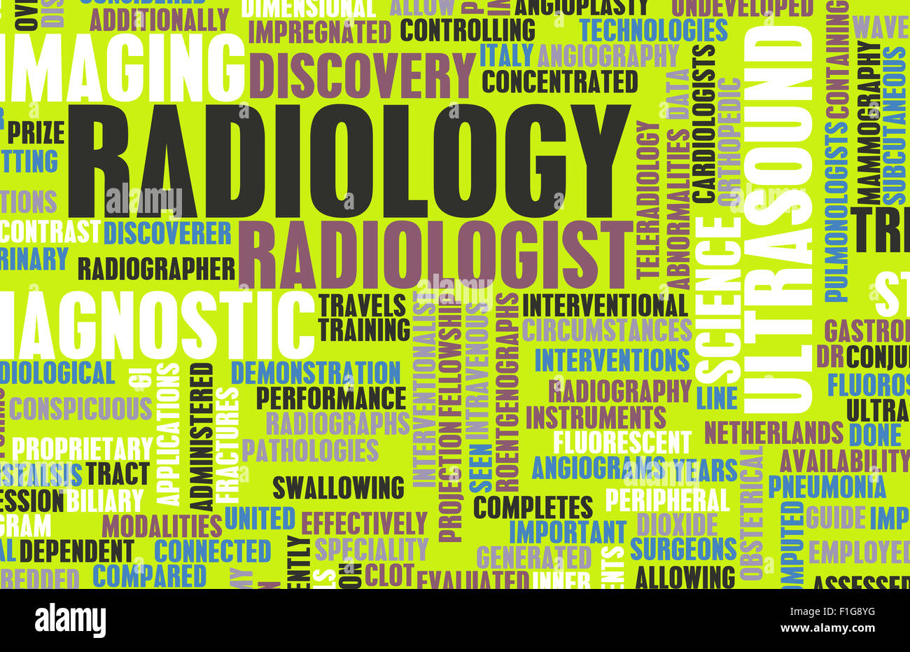 Radiology or Radiologist Medical Field Specialty As Art Stock Photo Alamy