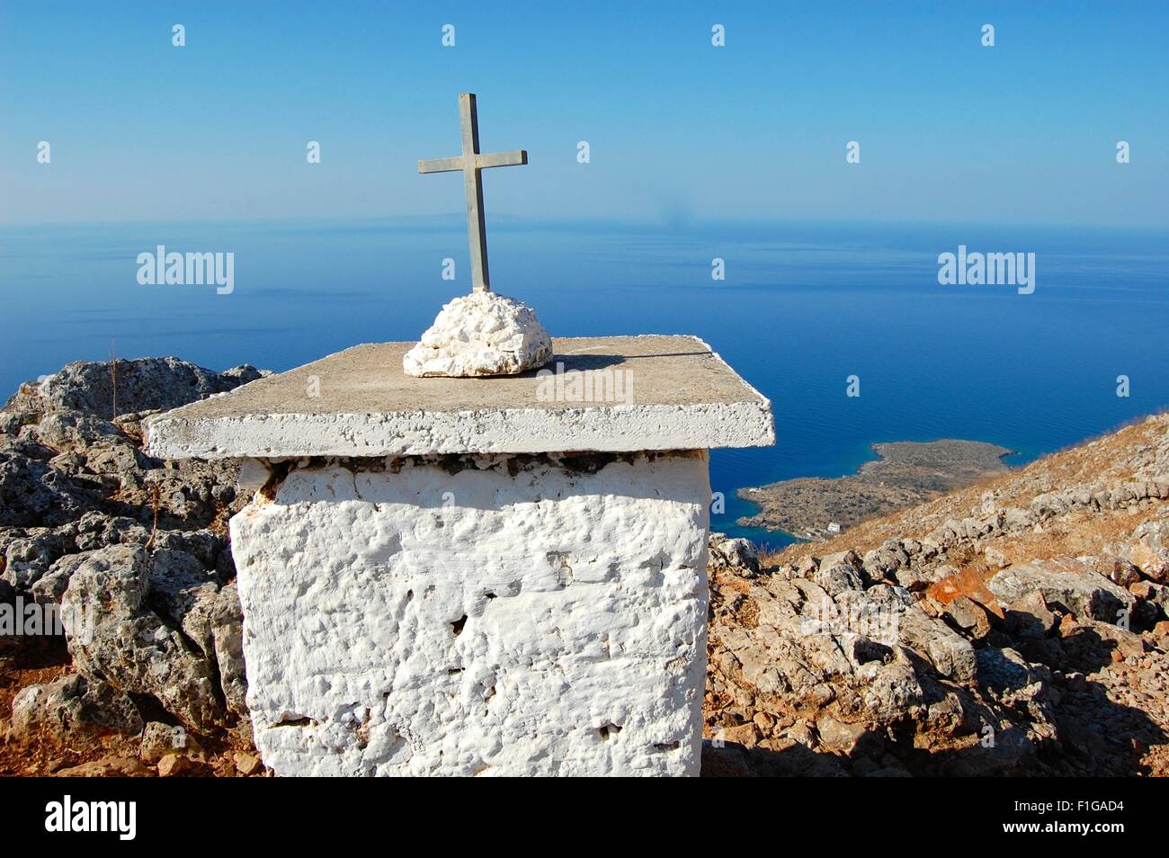 Crete Shrine Springsource small shrine ion a hillside in southern Crete above the village of ...