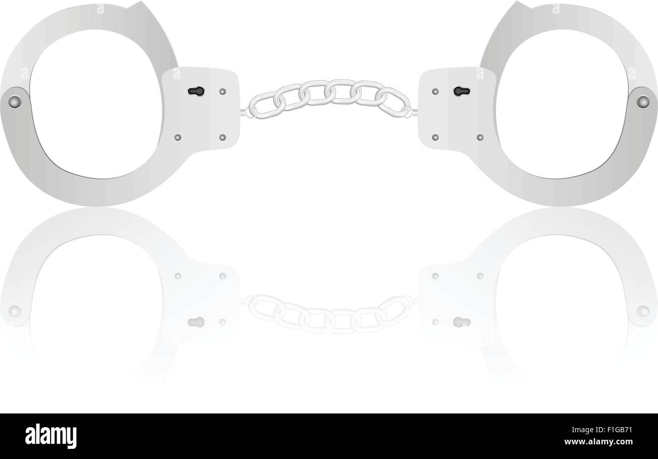 Manacle white background Stock Vector Images - Alamy