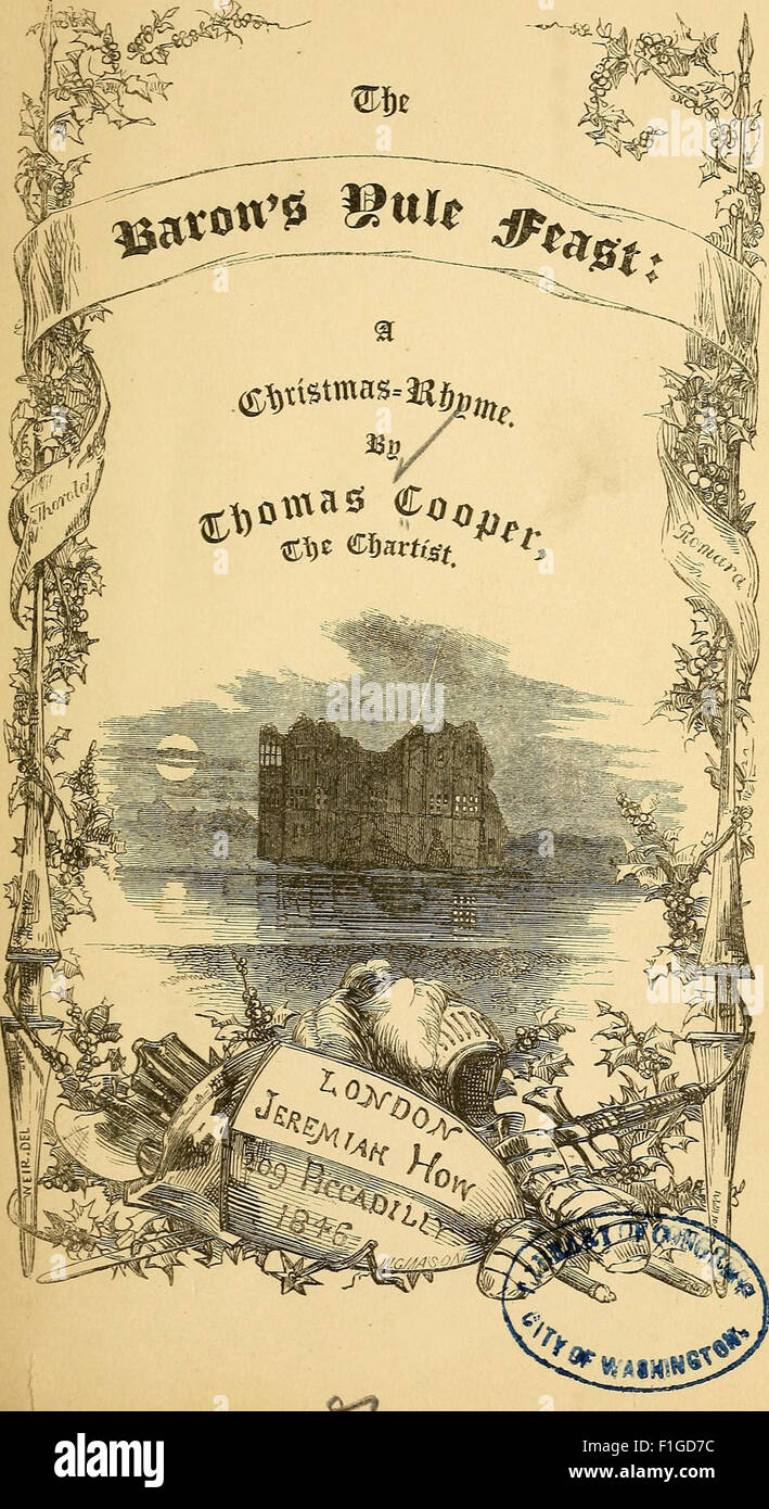'The Baron's Yule Feast' is a Christmas rhyme from 1846 that celebrates ...