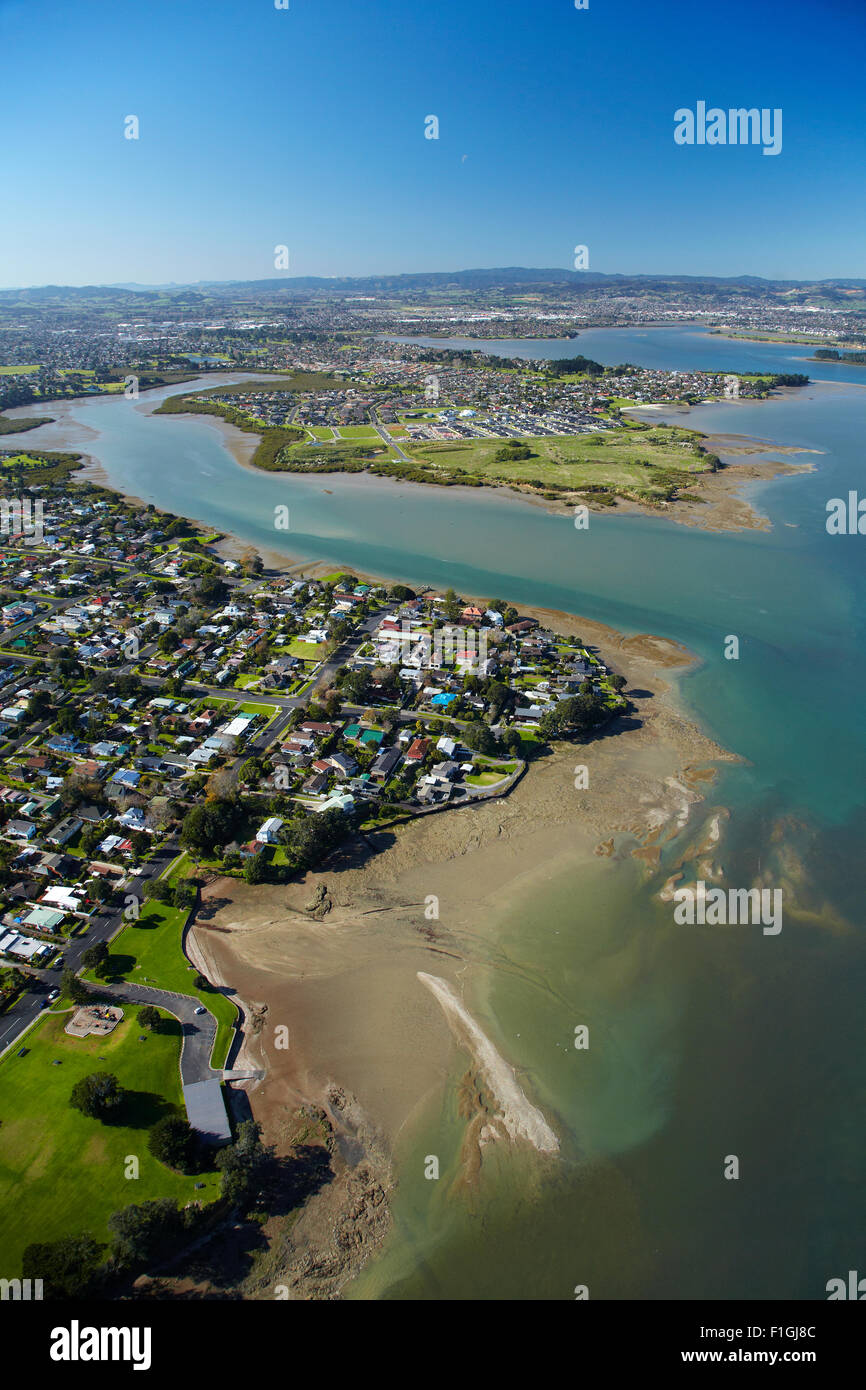 Weymouth, Waimahia Creek, Wattle Downs and Manukau Harbour, Auckland