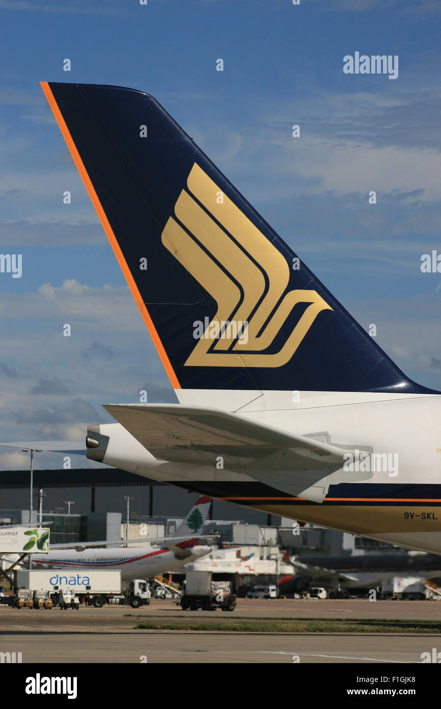 SQ SINGAPORE AIRLINES Stock Photo