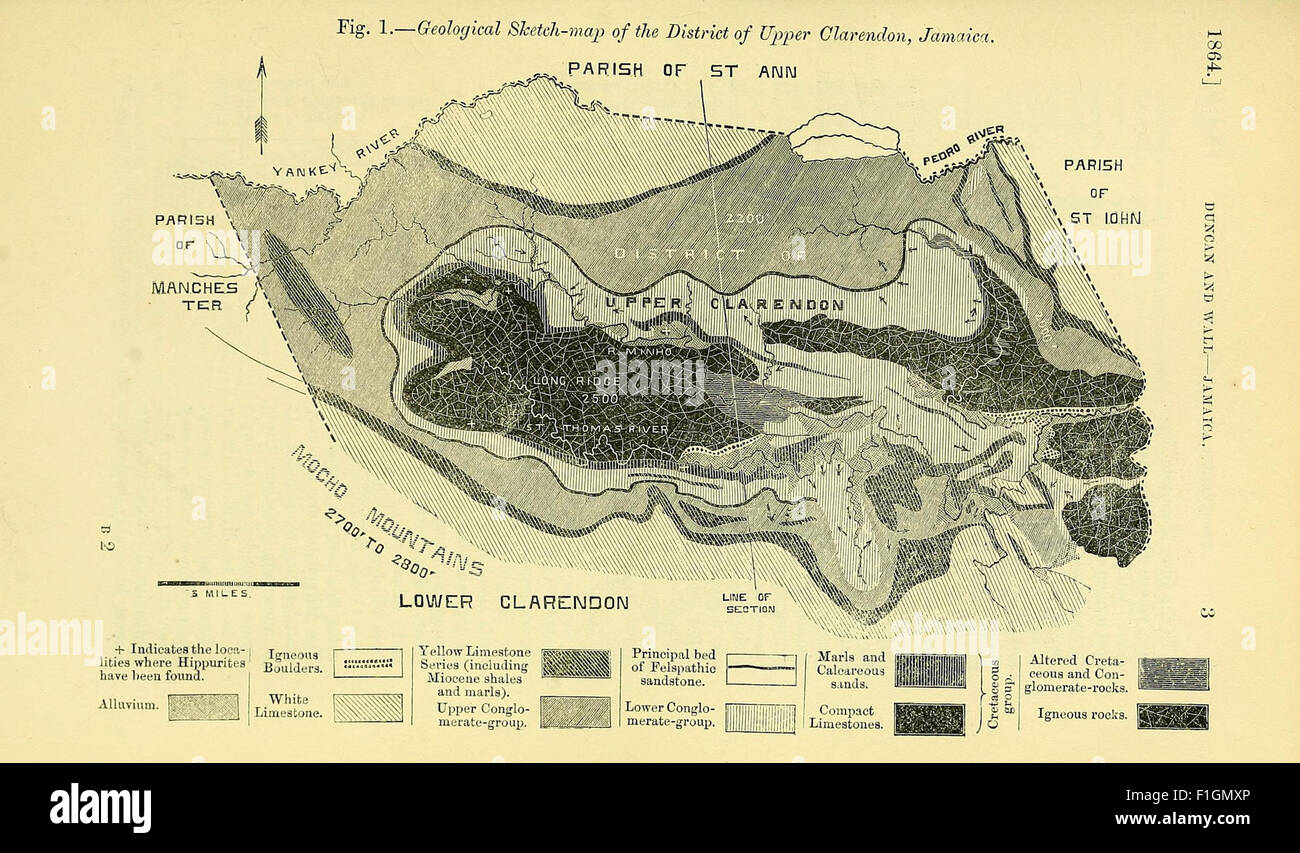 The Quarterly journal of the Geological Society of London Stock Photo ...