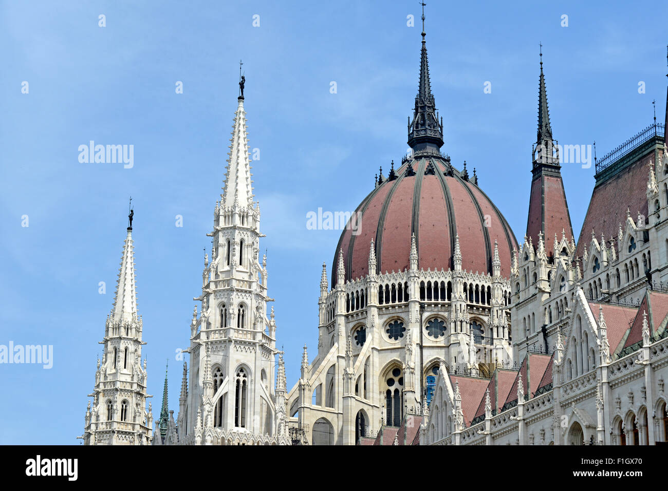 Hungarian Parliament Building Budapest Hungary Stock Photo