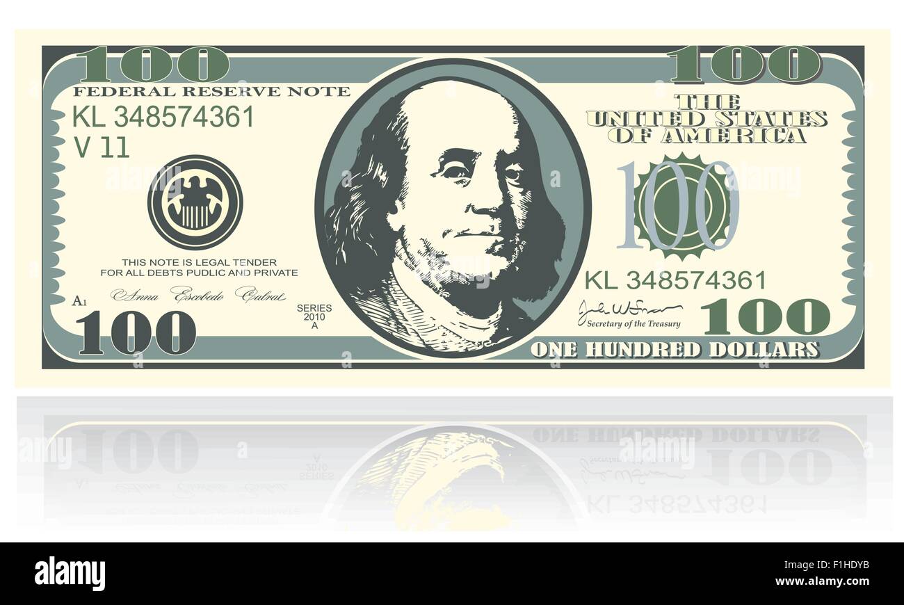 One Hundred Dollar Stock Vector Illustration Of Banknote 4125973