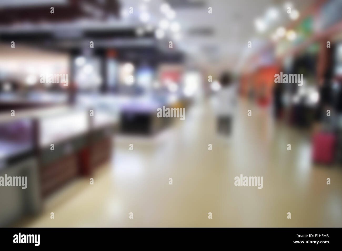 Shopping mall blur background hi-res stock photography and images - Alamy