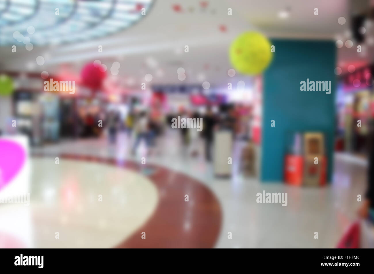 Abstract blurred shopping mall background hi-res stock photography and ...