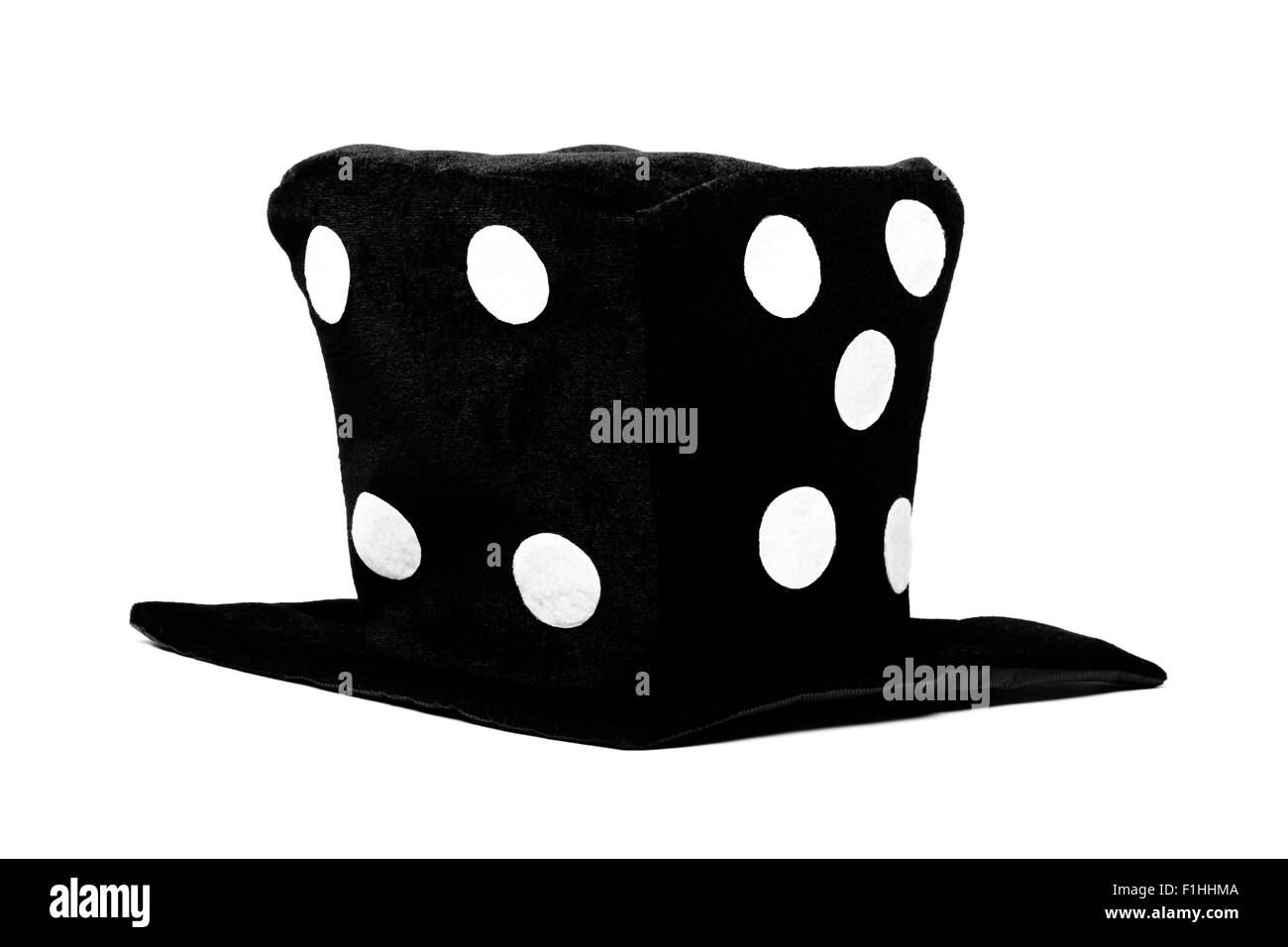 Top hat isolated against white background Stock Photo - Alamy