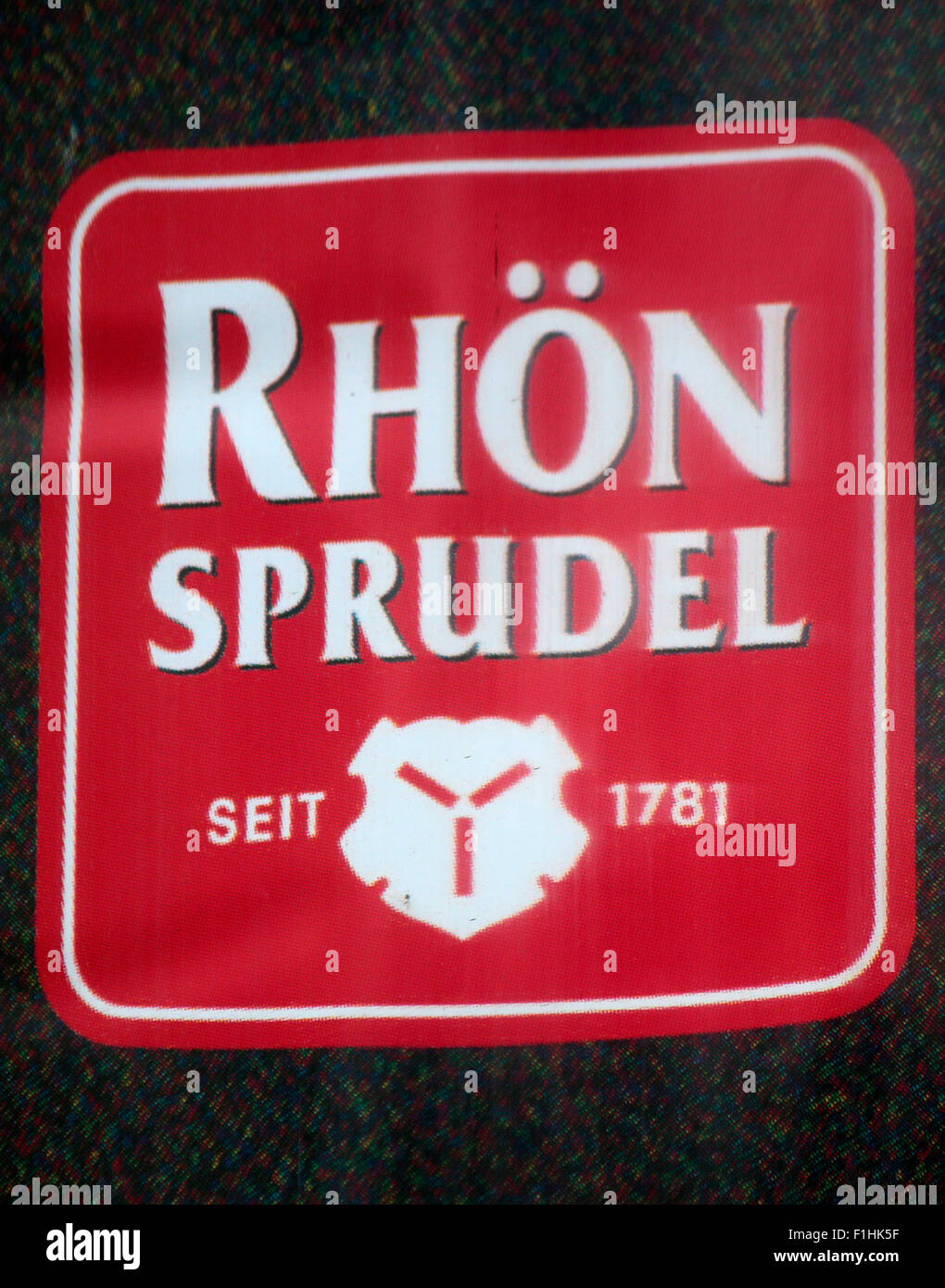 Markennamen: 'Rhoen Sprudel', Berlin. Stock Photo