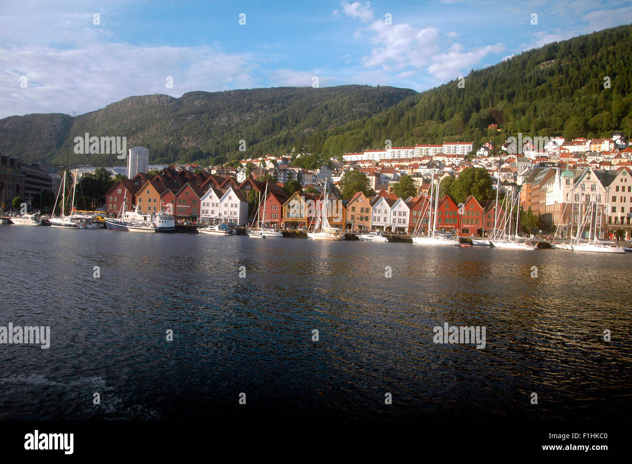 Impressionen - Bergen, Norwegen. Stock Photo