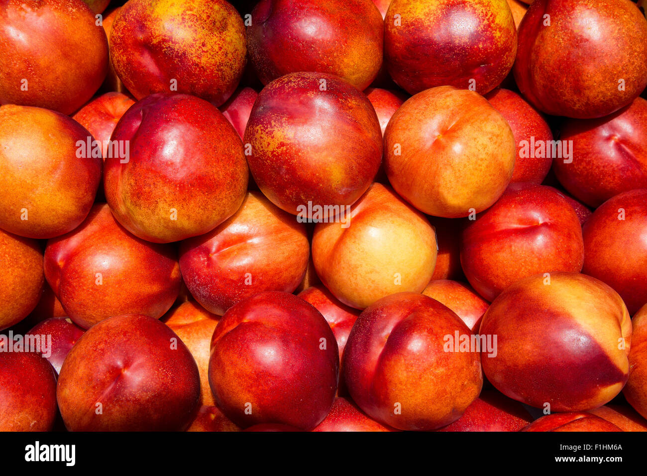 Market outdoor, San Francisco, California, USA, peaches Stock Photo Alamy