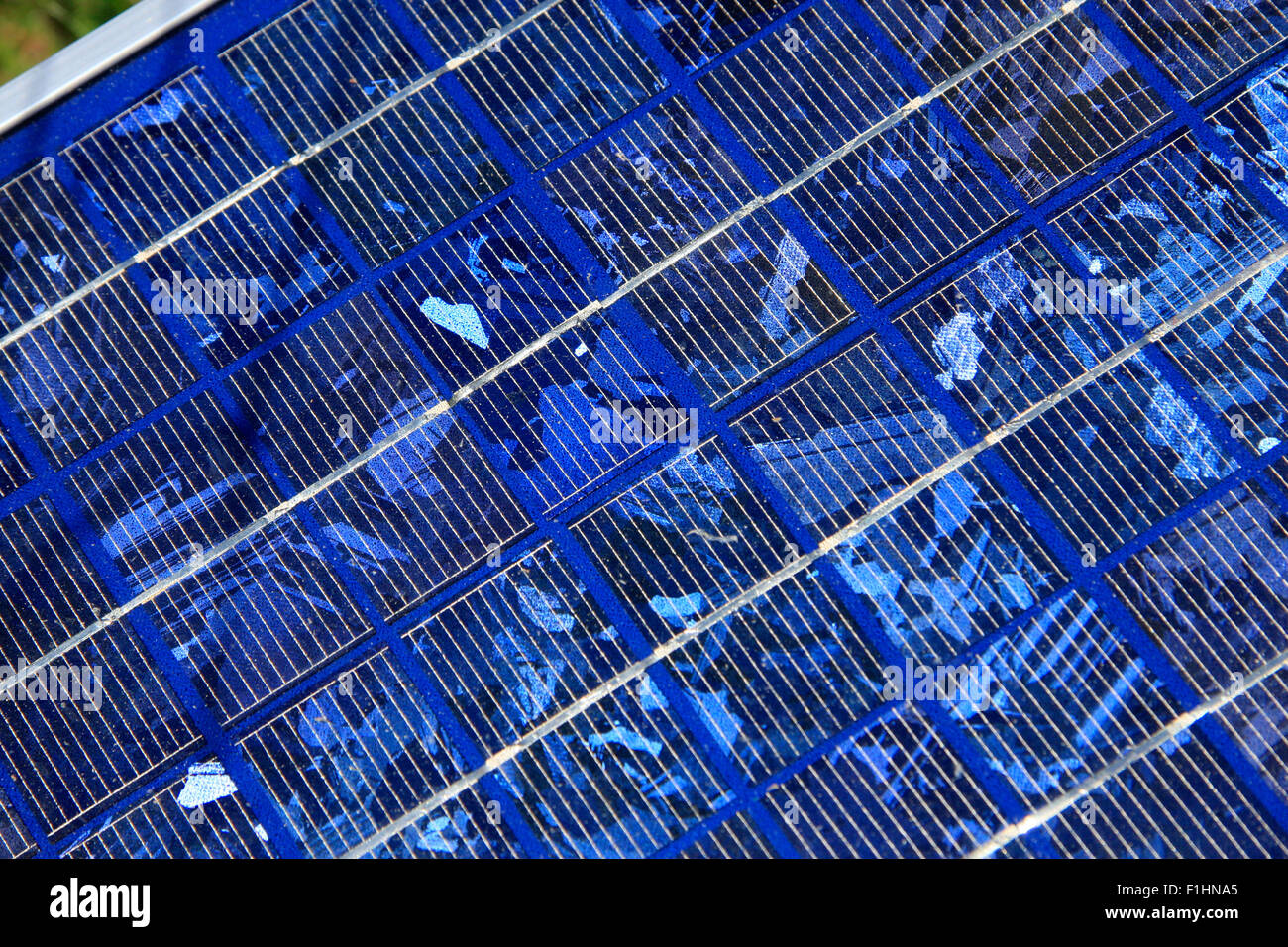 Solarzellen, schweizer Alpen. Stock Photo