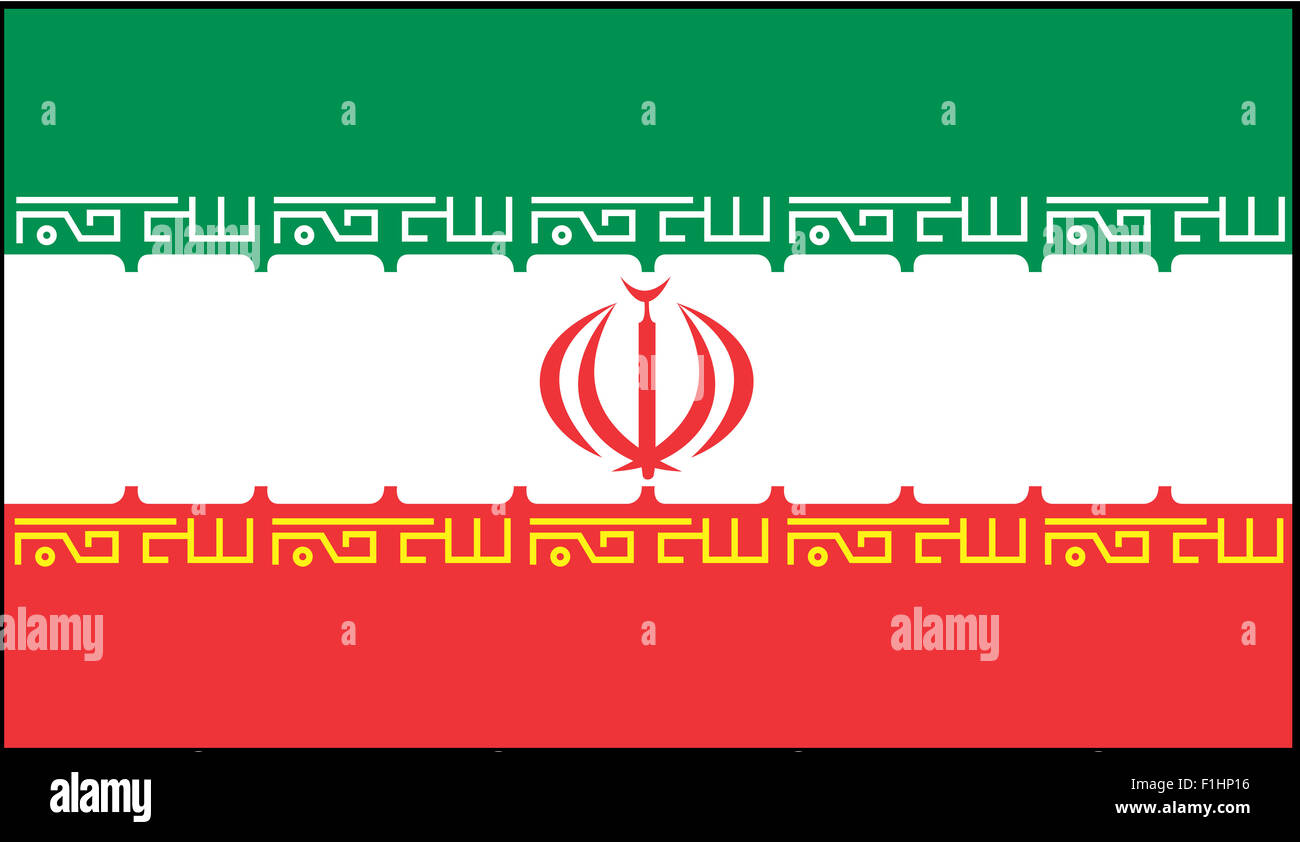 Fahne: Iran/ flag: Iran Stock Photo - Alamy