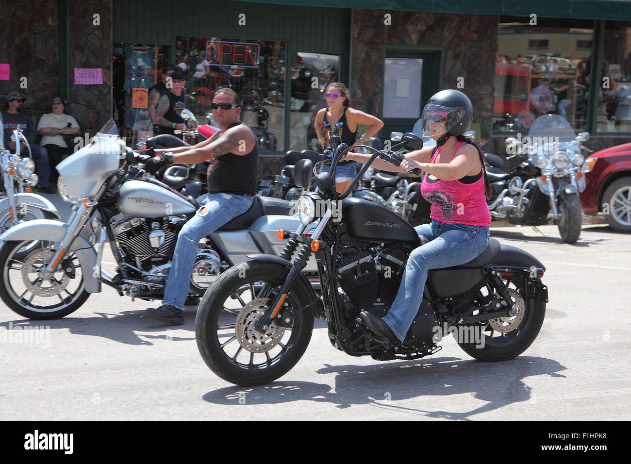 Harley davidson rally hi-res stock photography and images - Alamy
