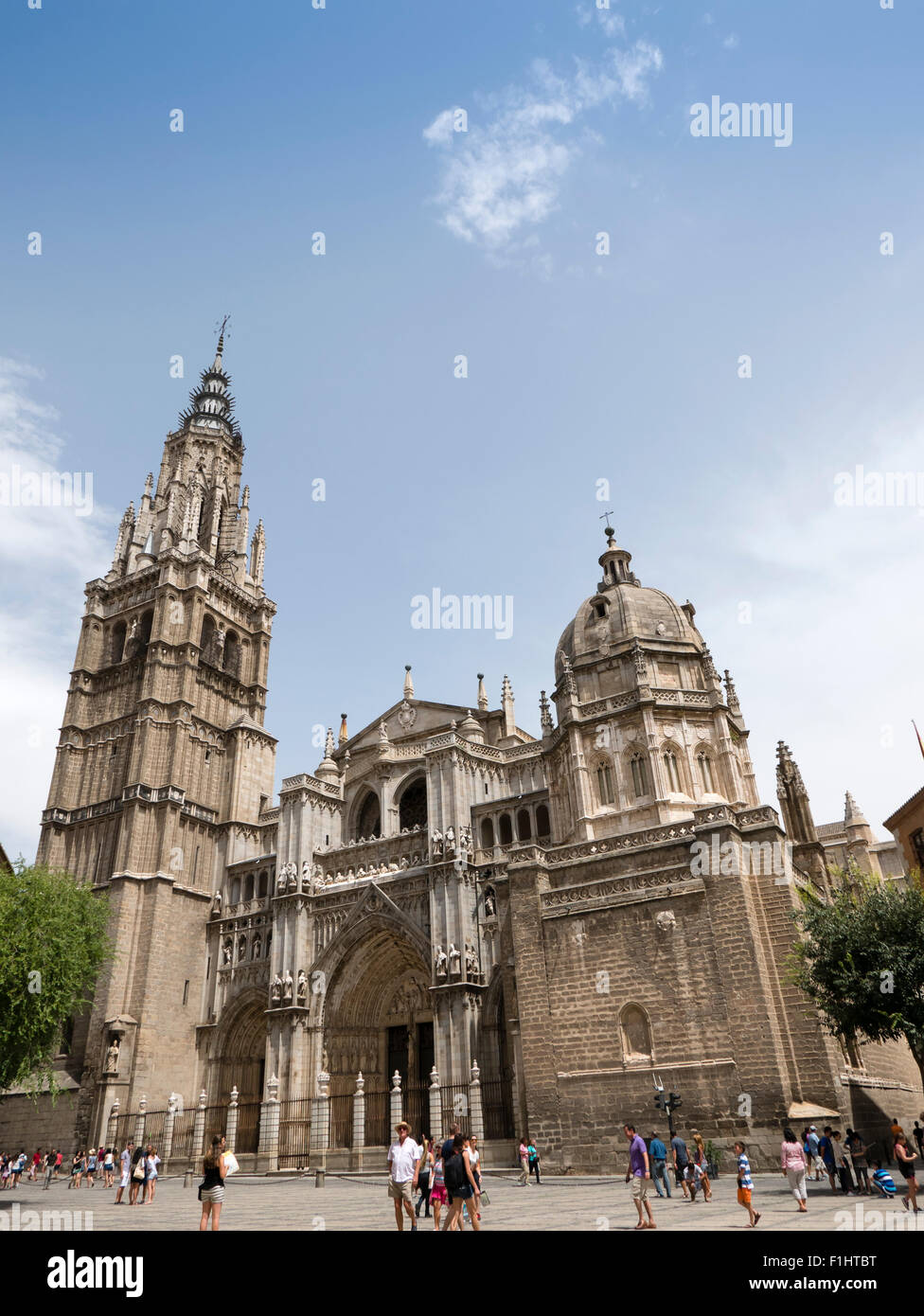 The Primate Cathedral of Saint Mary of Toledo, (Catedral Primada Santa María de Toledo), Toledo, Castilla-La Mancha, Spain. Stock Photo