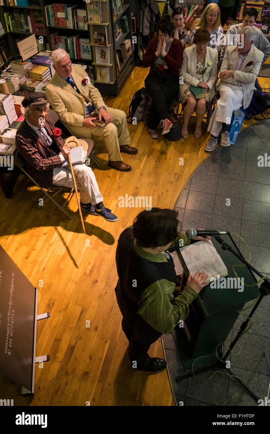 Members of the James Joyce society read from Ulysses in Hodges and ...