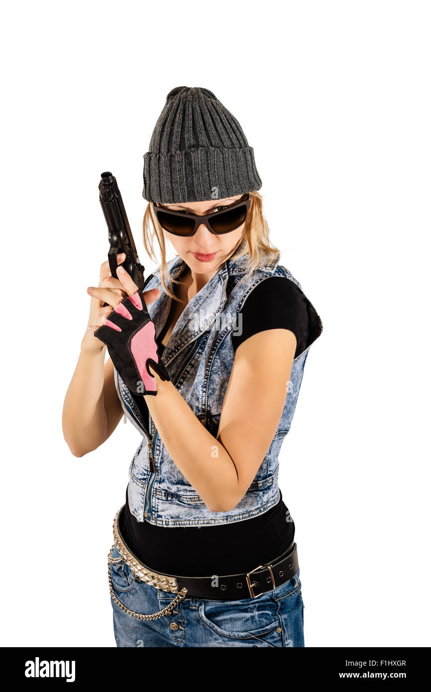 Gangster Girl Stock Photo 87060535 Alamy