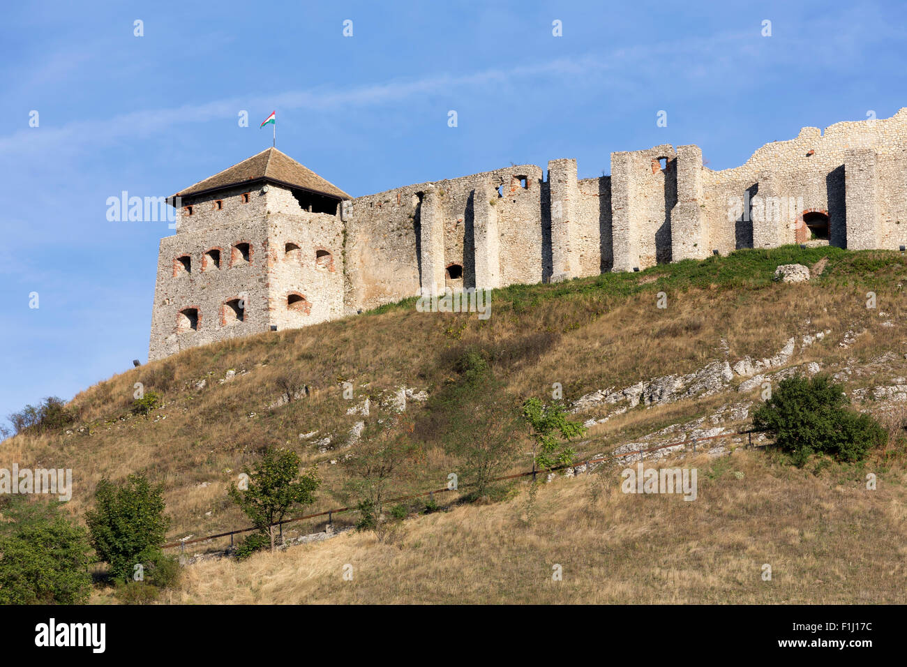Sumeg Castle near Lake Balaton in Hungary Stock Photo