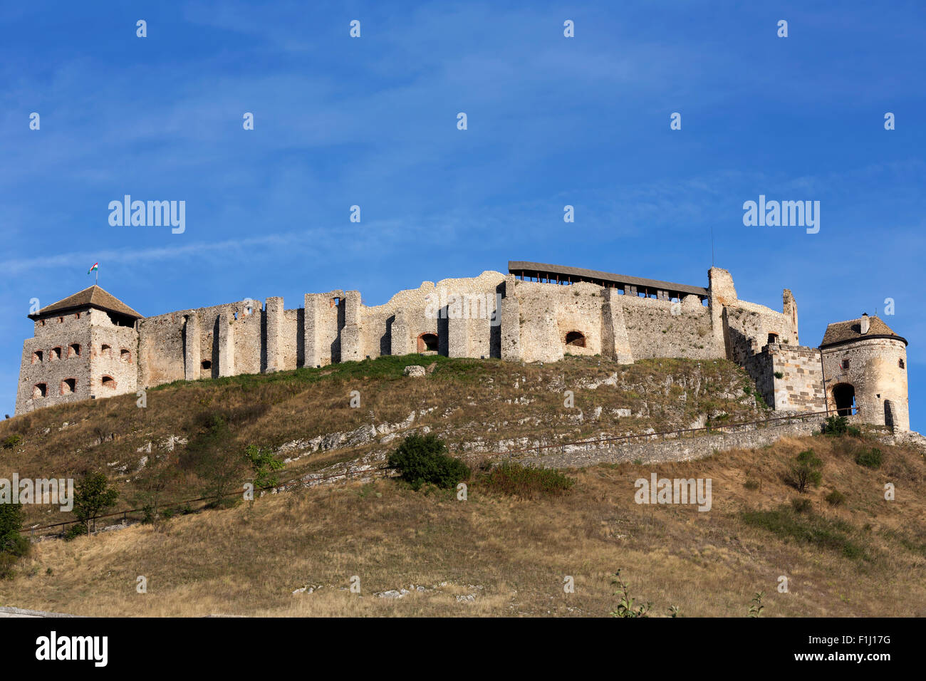 Sumeg Castle near Lake Balaton in Hungary Stock Photo