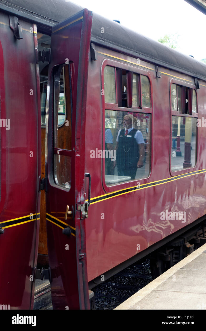 Vintage Railway Carriages Stock Photo Alamy