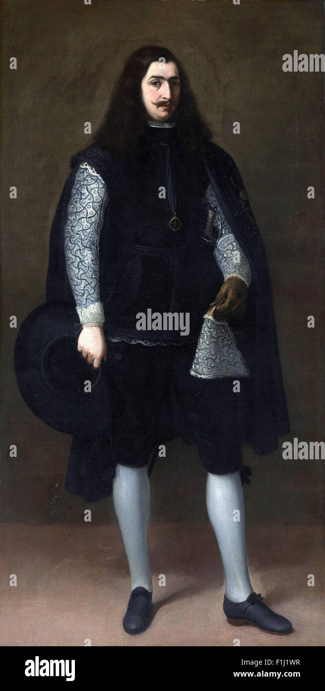 Bartolomé Esteban Murillo - A Knight of Alcántara or Calatrava Stock Photo