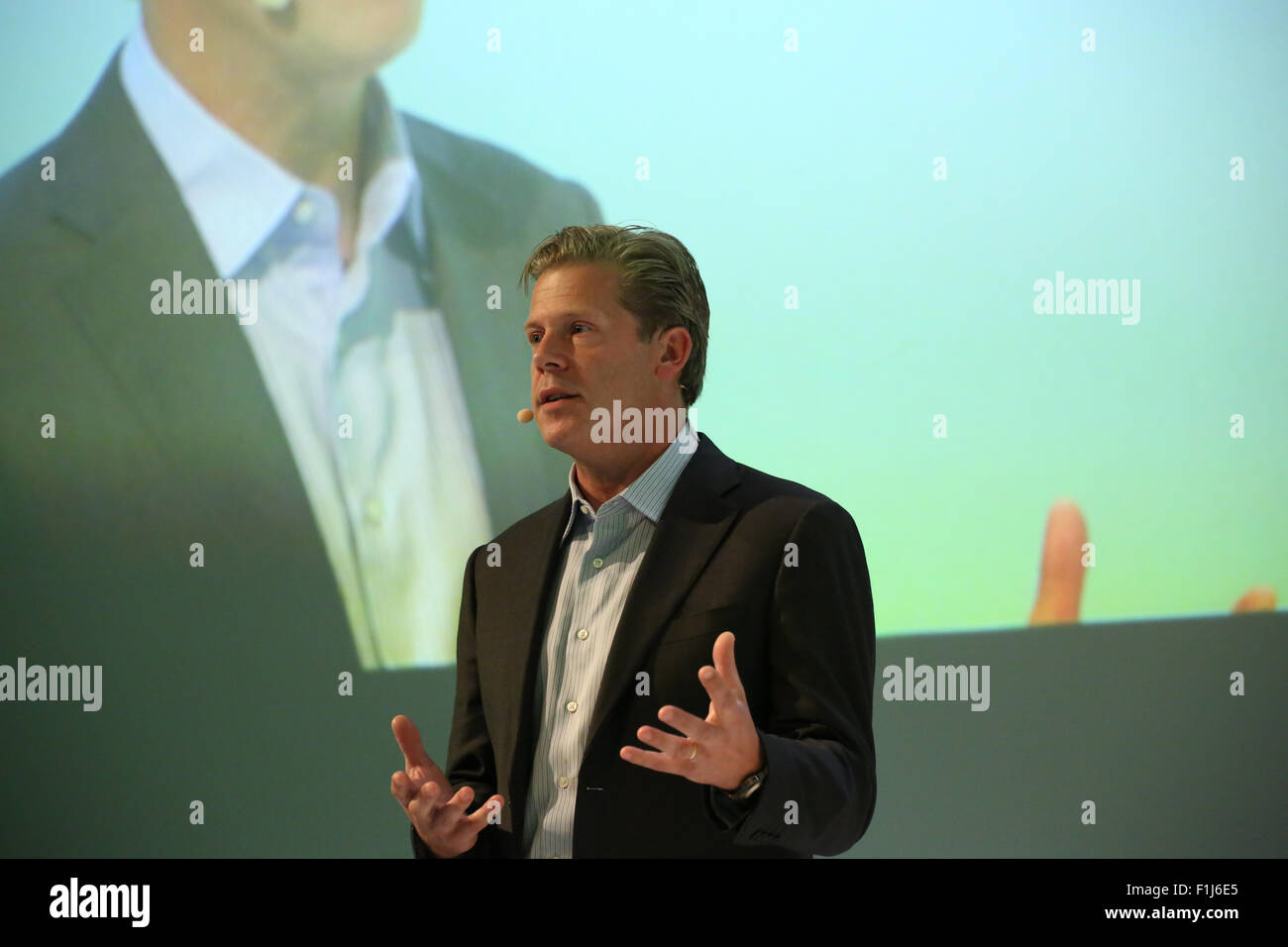 Berlin, Germany, 2st September, 2015 Nick Parker, Vice President of