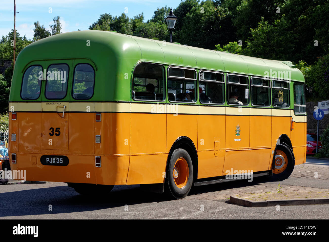 Vintage Buses Stock Photo