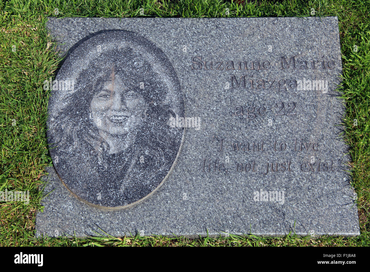 Lockerbie PanAm103 In Rememberance Memorial Suzanne Maria Miazga Scotland Stock Photo