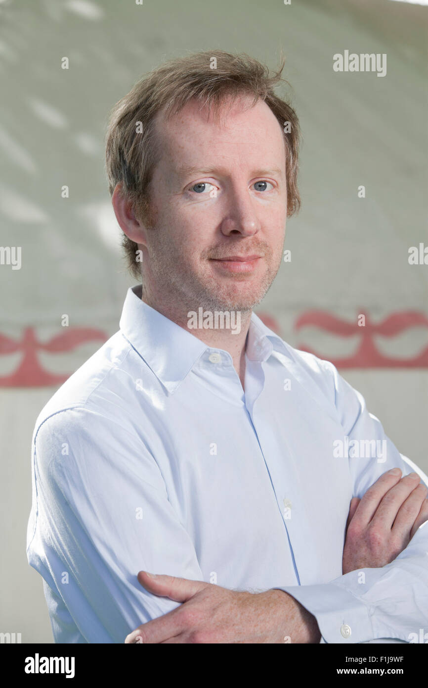 Paul Murray, the Irish novelist at the Edinburgh International Book Festival 2015. Edinburgh