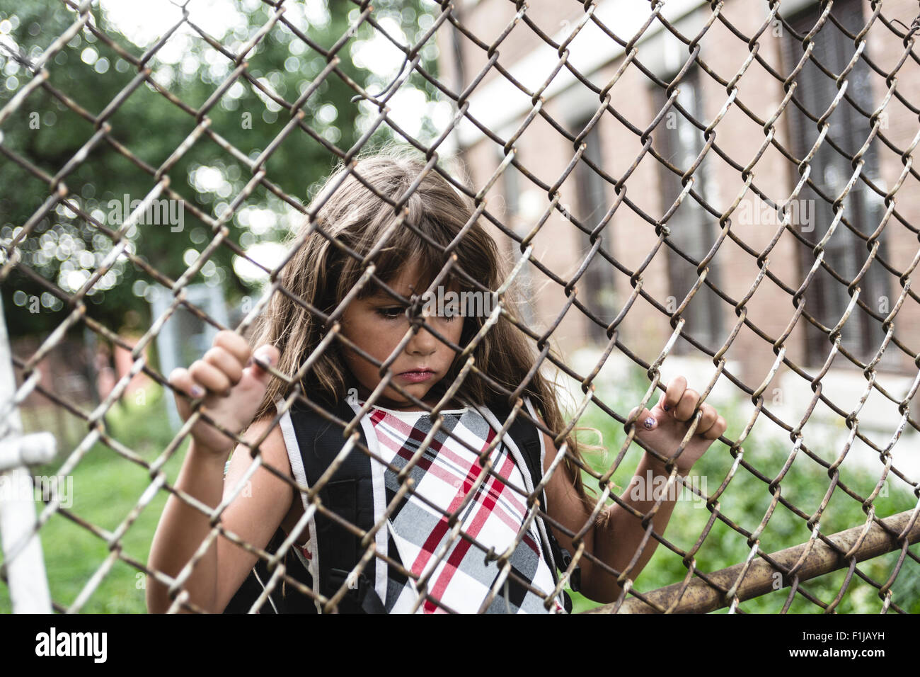 eight years old school girl Stock Photo - Alamy