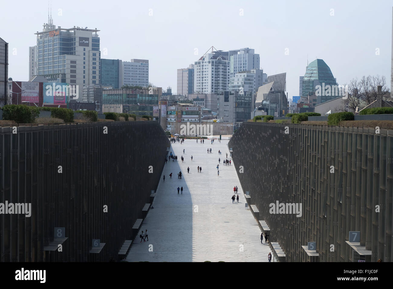 Just Another Day At The Ewha Womans University In Seoul Stock