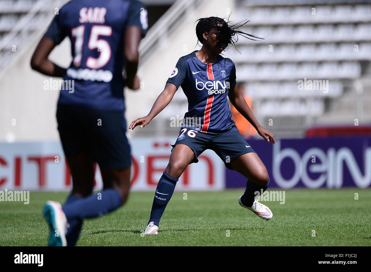 Grace BEYORO - 30.08.2015 - PSG/Rodez - 1ere journee D1 Feminine.Photo : Nolwenn Le Gouic/Icon Sport Stock Photo