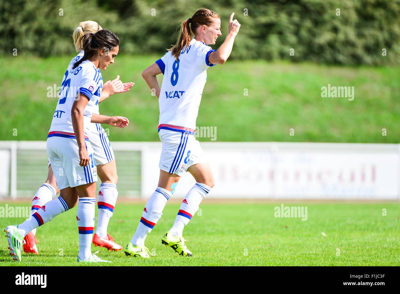 Joie Lotta SCHELIN - 30.08.2015 - VGA Saint Maur/Lyon - 1eme journee de 1er Division feminine.Photo : Dave Winter/Icon Sport Stock Photo