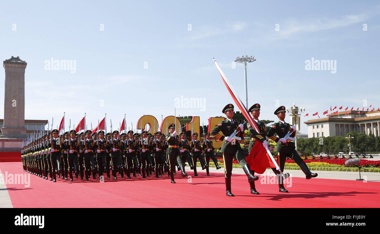National flag rising ceremony hi-res stock photography and images - Alamy