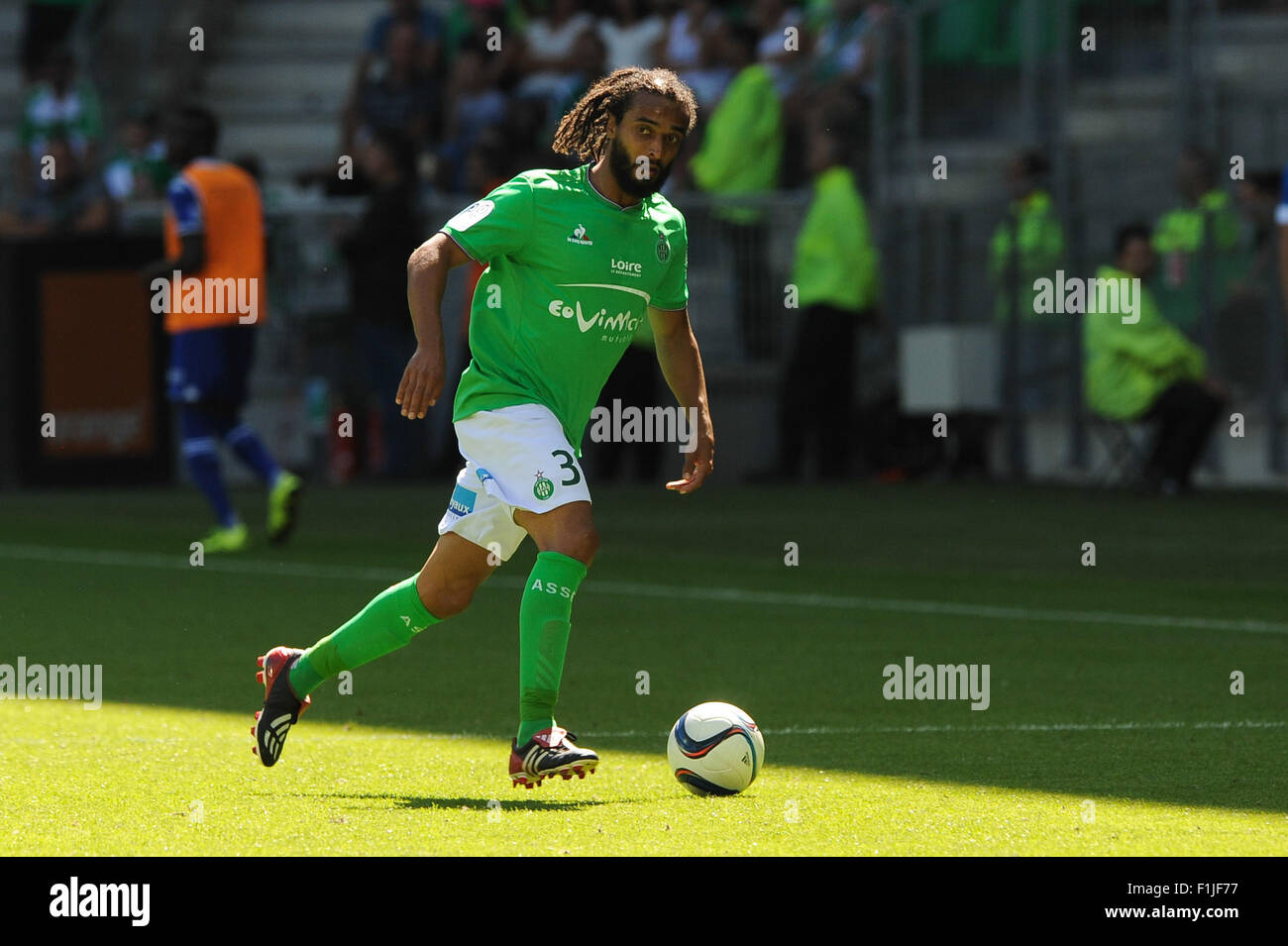 Benoit ASSOU EKOTTO - 30.08.2015 - Saint Etienne/Bastia - 4eme journee de Ligue 1.Photo : Jean Paul Thomas/Icon Sport Stock Photo