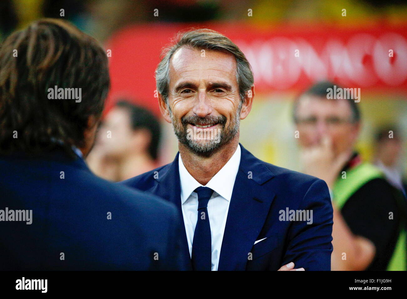 Jean Claude Blanc - 30.08.2015 - Monaco/PSG - 4eme journee de Ligue 1.Photo  : Serge Haouzi/Icon Sport Stock Photo - Alamy
