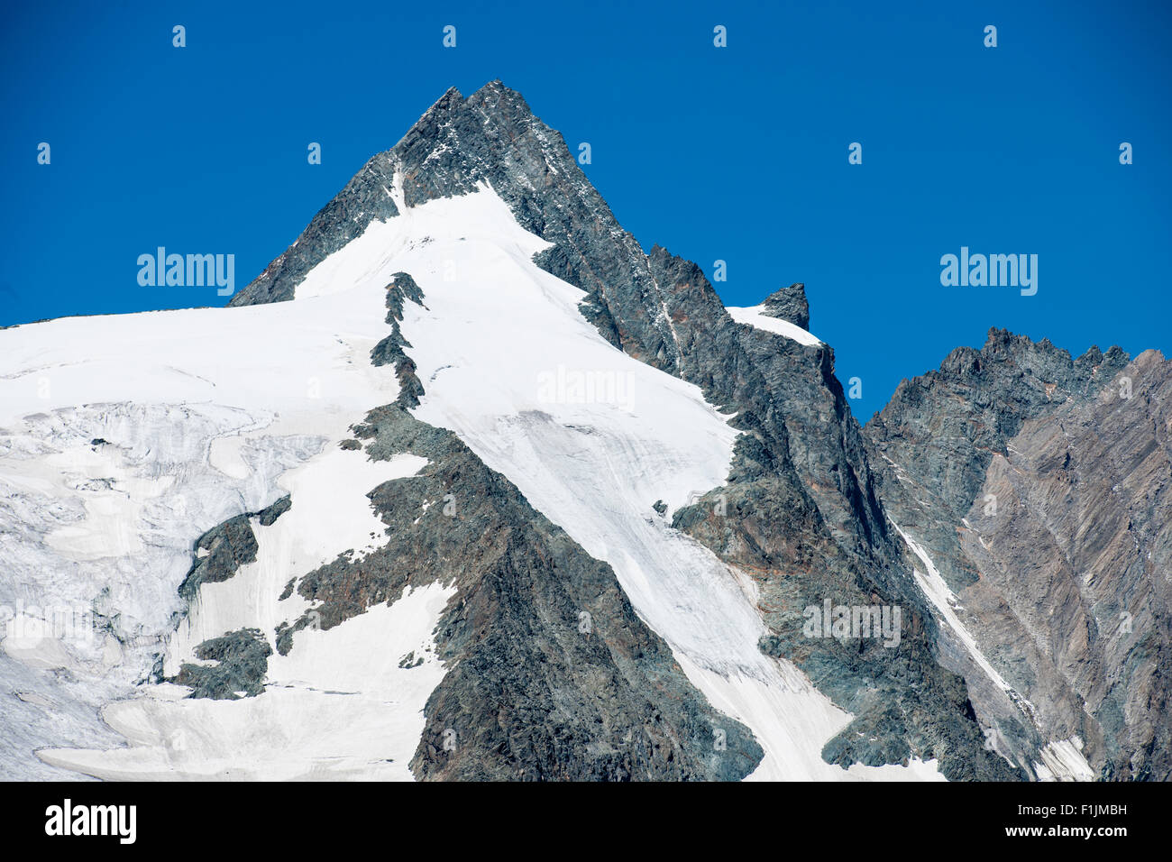 hiking in the alps of Austria Stock Photo - Alamy