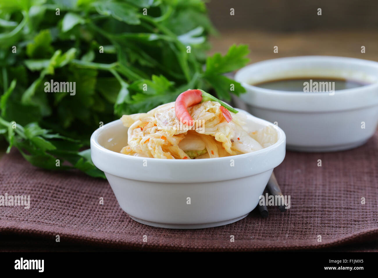 traditional Korean spicy taste pickled cabbage (kimchi Stock Photo Alamy