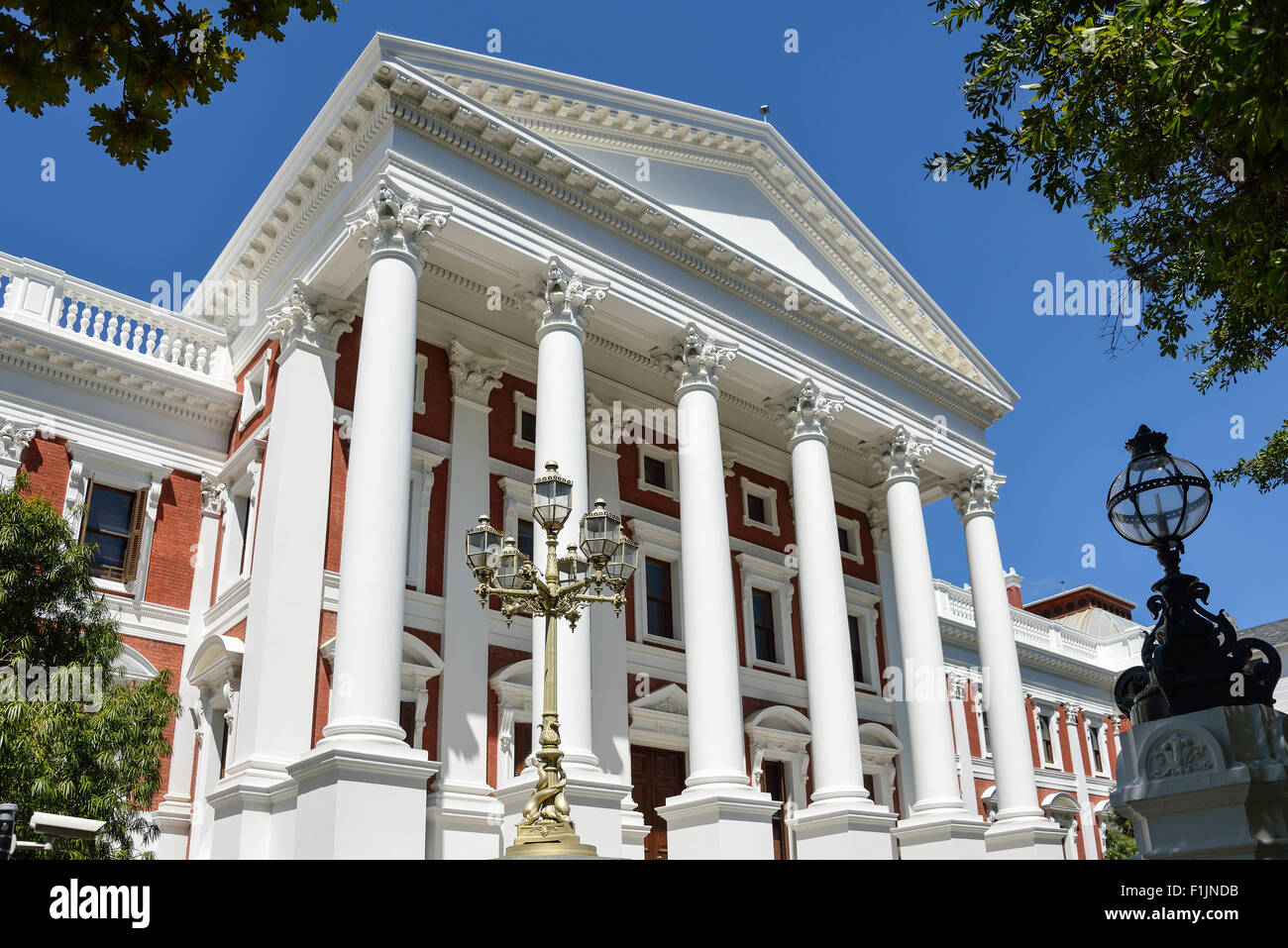 Houses of Parliament, Government Avenue, Cape Town, Western Cape Province, Republic of South Africa Stock Photo