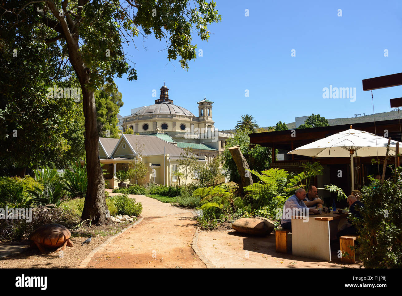 Centre for the Book and restaurant, The Public Garden, Cape Town, Western Cape Province, Republic of South Africa Stock Photo