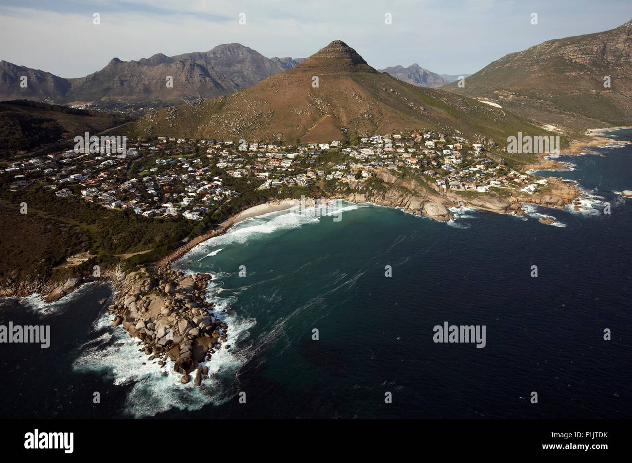 Aerial view of Llandudno, Cape Town Stock Photo Alamy