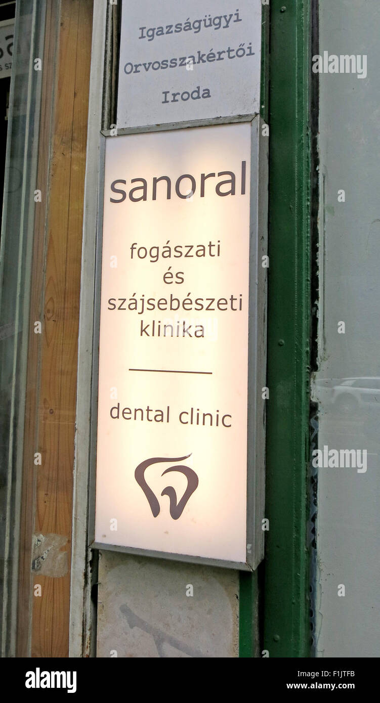 Dental Clinic Sign High Resolution Stock Photography And Images Alamy
