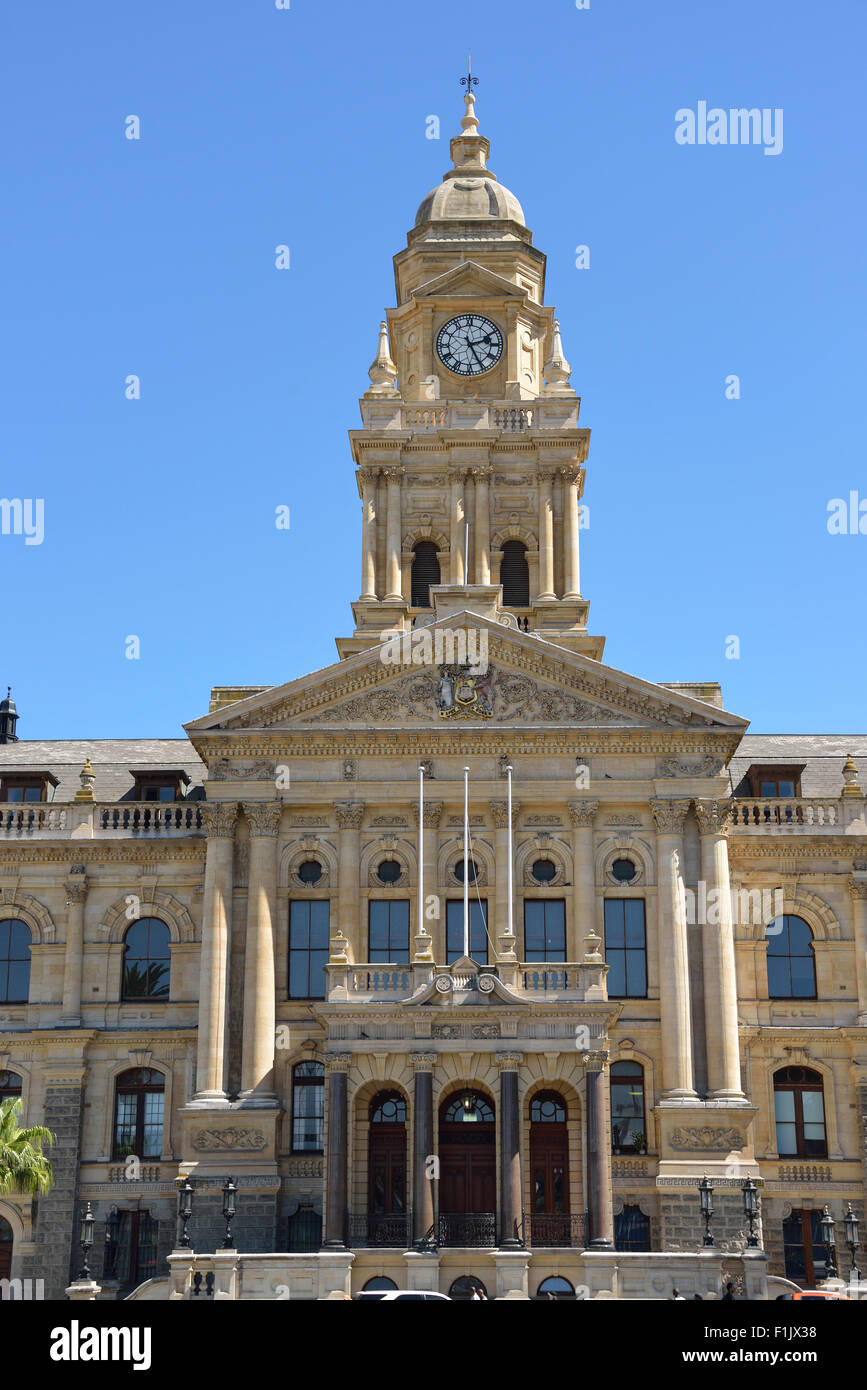 Cape Town City Hall, Grand Parade, Cape Town, Western Cape Province, Republic of South Africa Stock Photo