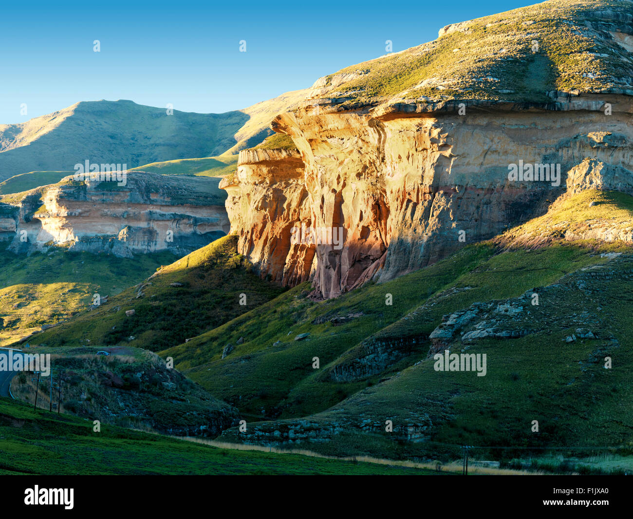 The Golden Gate, Clarens, Free State Stock Photo