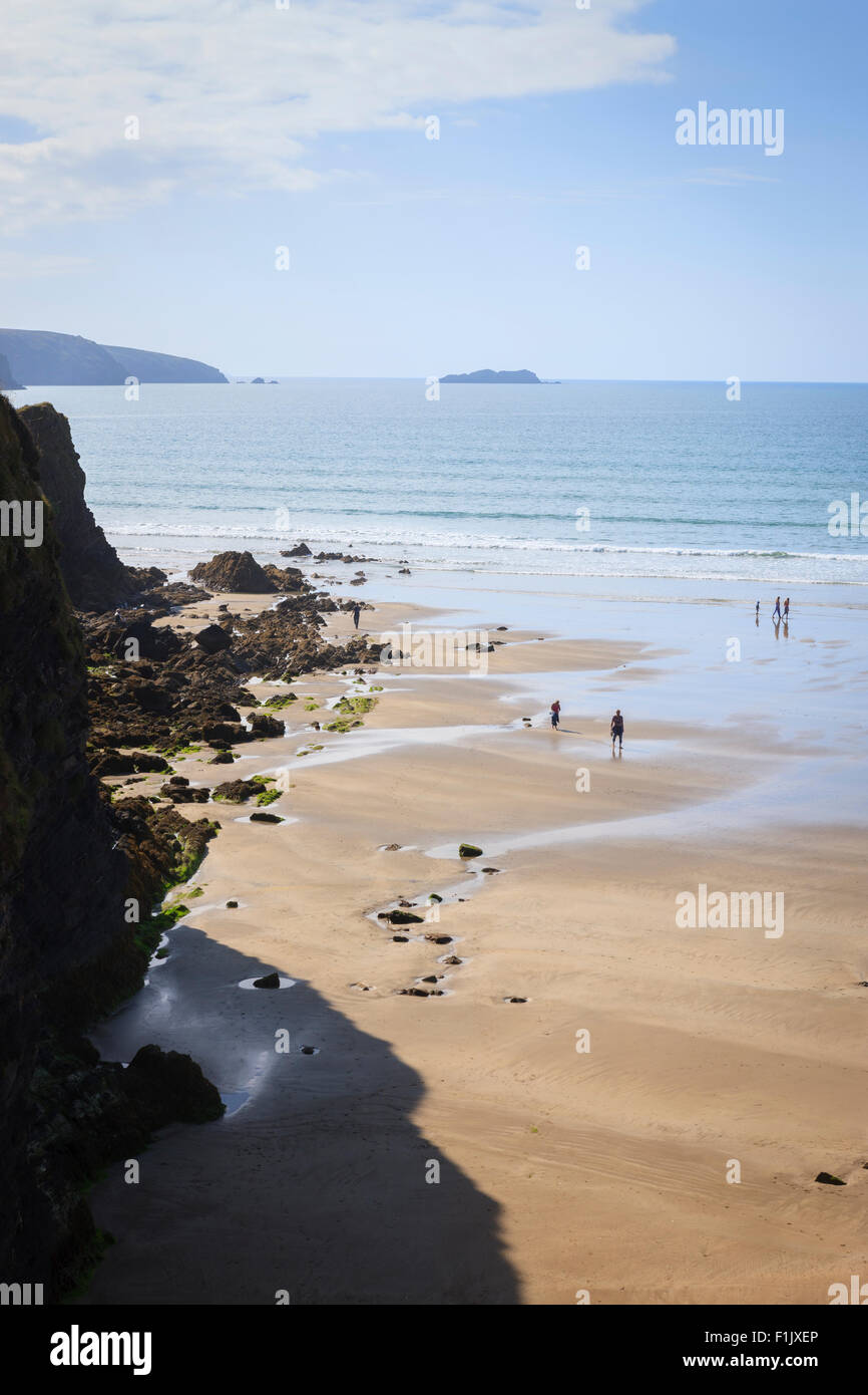 Broad Haven Haverfordwest St Brides Bay  Pembrokeshire Wales Stock Photo