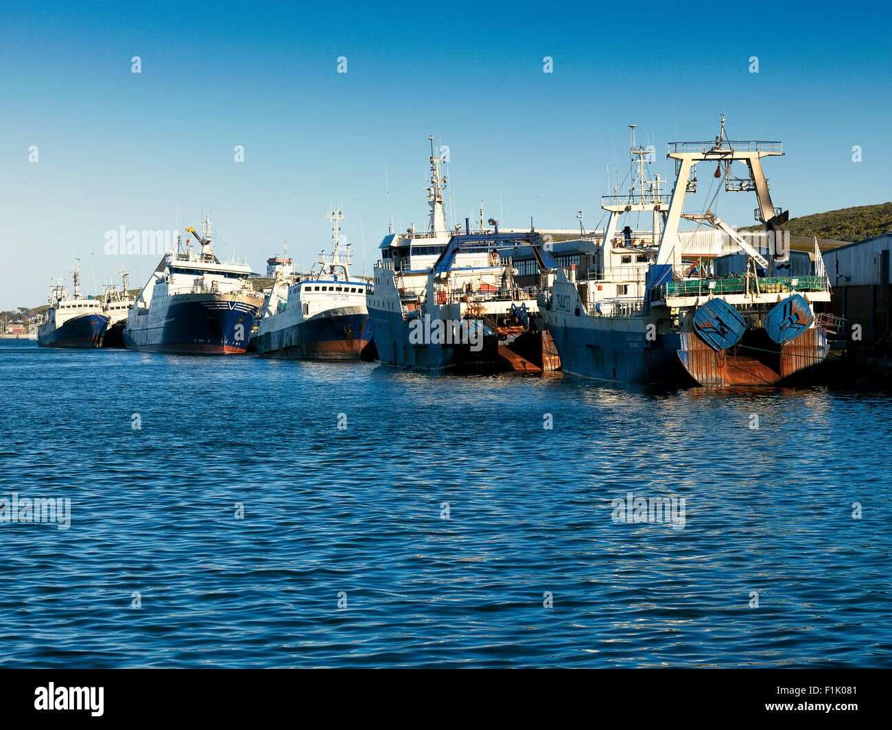 Sea Harvest Fishing Vessels. Stock Photo
