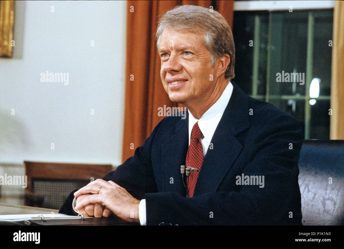 United States President Jimmy Carter delivers his Address to the Nation